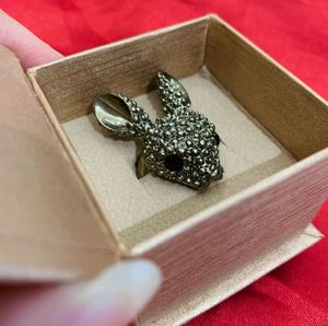 Deer Cocktail Statement Ring