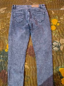 Acid Wash Denim Jeans