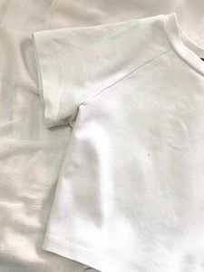 White Baby Tee