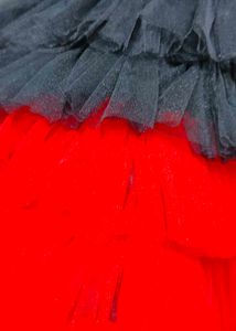 Sparkly Red &amp; Black Party Dress