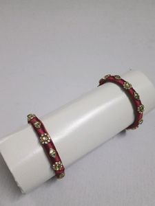 10% Off!! Exquisite Handmade Silk Thread Bangles