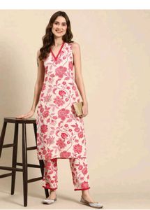 Floral Print Kurta Set