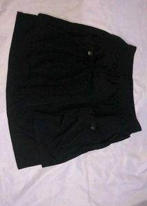 Tiered Black Skirt