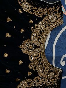 Elegant Black &amp; Gold Kurta