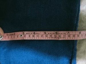 Dark Blue Denim wide leg pants