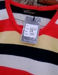 Striped Tunic Sweater