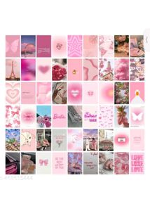 Pink Aesthetic Postcard Collection ( Any 5)