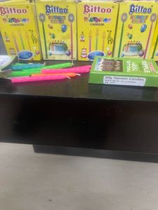 9 Boxes Of 10 Small Multicoloured Candles in Each