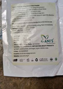 Ani&#39;s Turmeric Facial Wax