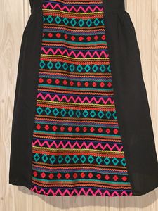 Mini Black Dress A-line- Oxygen (Size S)