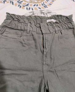 Zudio Olive Greeen Pants