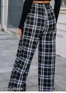 Checkered Casual Pants