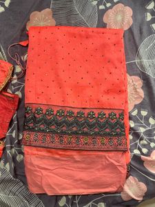 elegant wedding saree with blouse