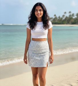 Floral Mini Skirt