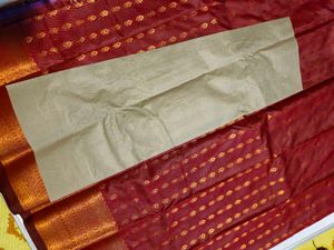 Elegant Maroon Saree