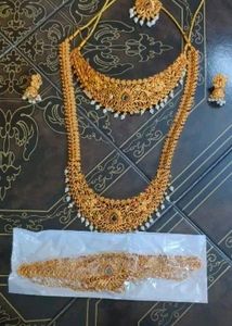Very Low Price Bridal Traditional Gold Plated Set