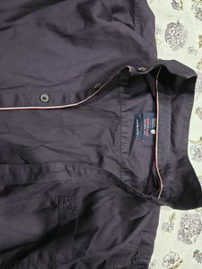 Men's Casual Purple Shirt