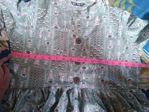 Stylish Sage Green Floral Top