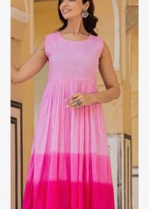 Dress With Jacket  In Rich Pure Cotton