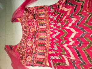 Pink Embroidered Gown