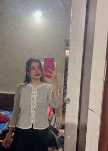 Striped Knit Cardigan