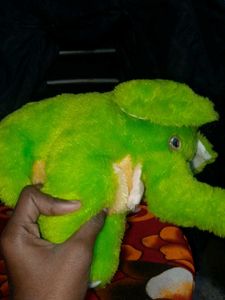 Green Elephant Plush Toy