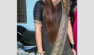 Elegant Black Saree