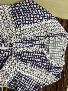Printed Blue Kurta