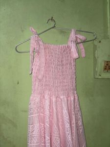 Pink Lace Sundress
