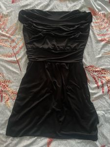 Classy One/Off Shoulder Black Dress