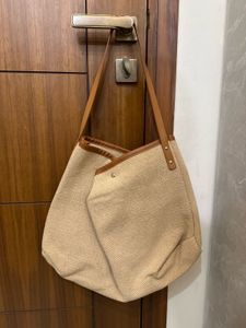 Super Cool Jute Kinda Hobo Tote Bag