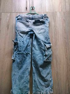 H&amp;M Denim Cargo Jeans🌻with Free Gifts