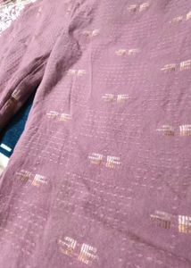 Light Purple Embroidery Tunic/Kurti