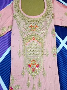 Embroidered Readymade Kurta Set