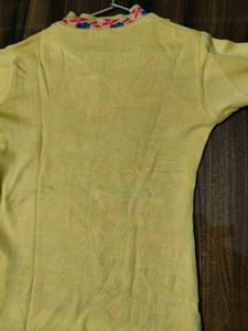 woolen Yellow Kurta