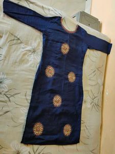 Beautiful 🤩 Navey Blue 💙 colour Kurti 💙💙