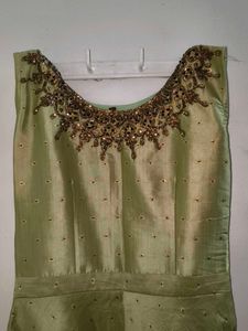 Elegant Green Ethnic Gown