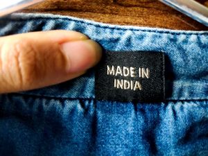 Blue Denim Kurta