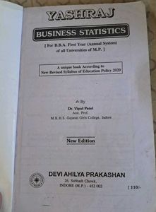 Business Statistics Book