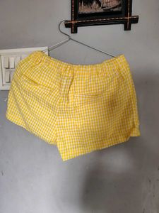 Yellow Gingham Skort💛✨