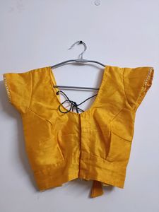 Georgette Chiffon Saree With Stitched Blouse