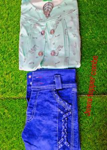 Fancy Party Wear Girls Top Jeans 👗👖