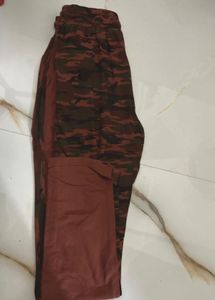 Maroon Night Pant With Attractive Design