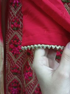 Embroidered Stitched Kurta Set