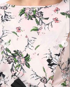 Floral Cream Maxi Dress/Gown