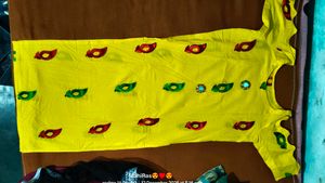 Yellow Dress with Embroidery