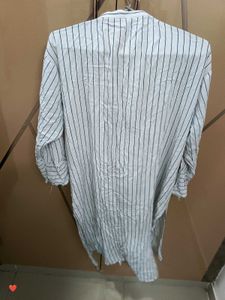 Striped Button-Down Top