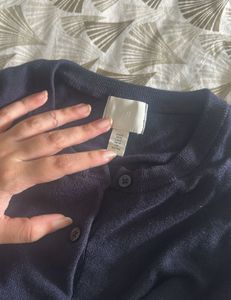 Navy Blue Cardigan