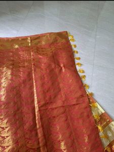 Pure Banarasi Saree With Blouse Piece✨️🛺💚🌿