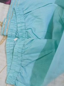 Blue Palazzo Kurta Set